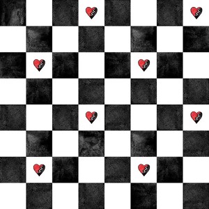 Disney Descendants The Rise of Red - Rebel at Heart Checker Kids' Peel and Stick Wallpaper - 1 of 4