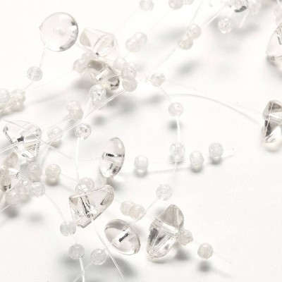 Sullivans Clear Bead Garland 60"L Clear