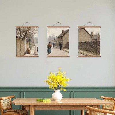 Floral Canvas Wall Art with Strong Artistic and Visual Aesthetics,3 - Pieces