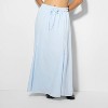 Women's Tie-Front Maxi Skirt - Wild Fable™ Light Blue - 2 of 3