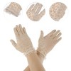 Unique Bargains Women's Leopard Sunblock Mittens 1 Pair - 2 of 4