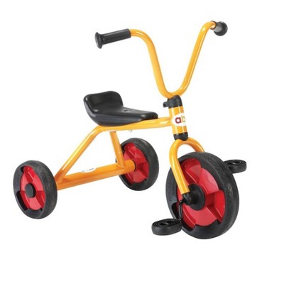 the yellow tricycle