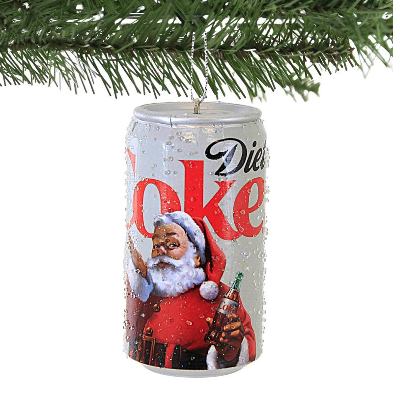 Kurt S. Adler 3.0 Inch Santa Coca-Cola Can Cola Drink Tree Ornaments, 2 of 4