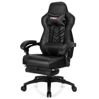 Costway Office Computer Desk Chair Gaming Chair Adjustable Swivel w/Footrest