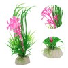 Unique Bargains Fish Tank Aquarium Decorations Plastic Plants 5.12" - 3 of 4