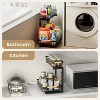 LunaLulink 2.1 Dish drying rack and under-sink organizer, large dish rack with draining board for kitchen storage - 3 of 4