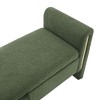 NicBex Modern Teddy Storage Ottoman, Upholstered Foot Rest Stool with Arms, Storage Bench for Bedroom - 3 of 4