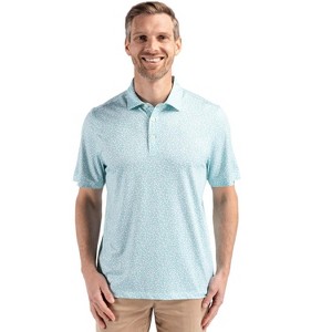 Cutter & Buck Pike Eco Flora Print Recycled Mens Polo - 1 of 2