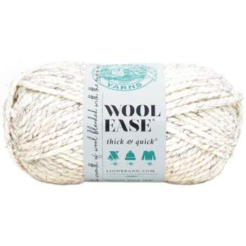 3 Pack) Lion Brand Wool-ease Thick & Quick Yarn - Red Beacon : Target