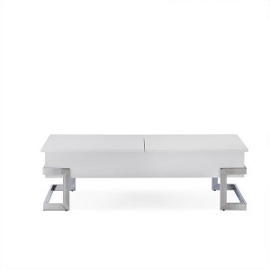 Royal Hampton Coffee Table With Lift Top Storage Space, White - 1 of 4