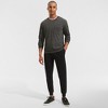 Lands' End Men's Knit Jersey Sleep Jogger - 4 of 4