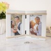 Pavilion Gift Company - Then & Now - 5.5" x 7.5" Hinged Frame (Holds 2 - 4" x 6" Photos) - Single Image Frames - 2 of 4