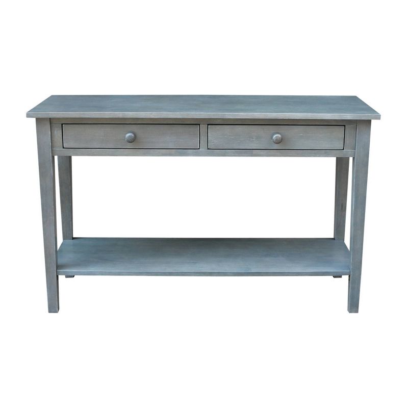 Spencer Console Server Table Antique Washed Heather Gray - International Concepts, 4 of 12