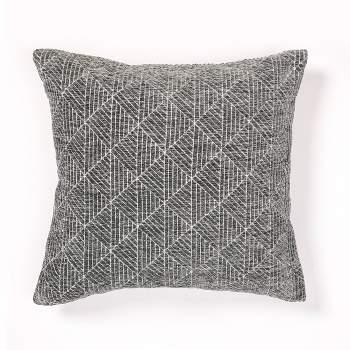 18x18 Solid Ribbed Textured Square Throw Pillow - Freshmint : Target
