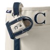 Lands' End Pre-Monogrammed Letter S Micro Canvas Tote - 3 of 3