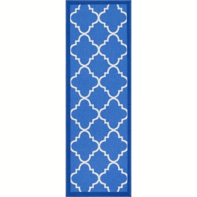 Dallas Moroccan Trellis Modern Geometric Lattice Thin Pile Machine Washable Indoor Outdoor Area Rug