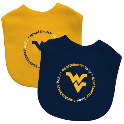 MasterPieces NCAA West Virginia Baby Fanatic Mountaineers 2-Pack Bibs