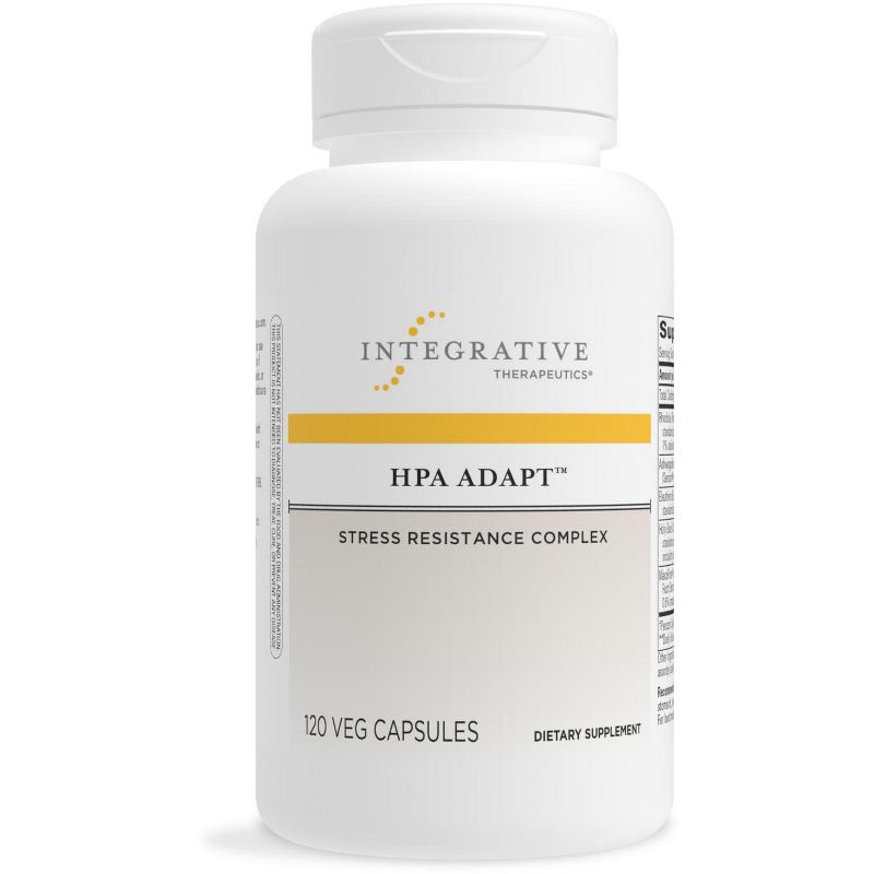 Integrative Therapeutics HPA Adapt (Hypothalamic Pituitary Adrenal) - Supports Healthy Stress Response* - Gluten Free - Soy Free - 120 Vegan Capsules, 1 of 8