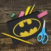 Batman Classic Bat Shield Logo Makeup Cosmetic Bag Organizer Pouch - 2 of 4