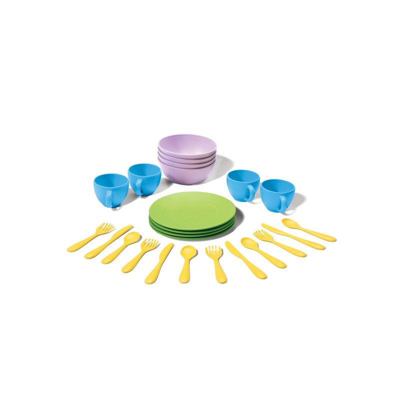 Green Toys Kitchen Role Play Dish Set, 3 of 6