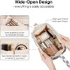 Narwey Checkered Makeup Bag Women Wide-open Make up Bag - 2 of 3