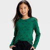 Girls' Long Sleeve Printed T-Shirt - Cat & Jack™ - 2 of 4