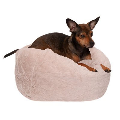 FurHaven Round Plush Ball Dog Bed