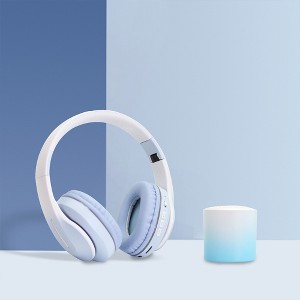 Link Over The Ear Headphone Pastel Duo Includes Bluetooth Headphone & Matching Mini Speaker Great for Office Dorm Living Room & More Make A Great Gift - 1 of 4