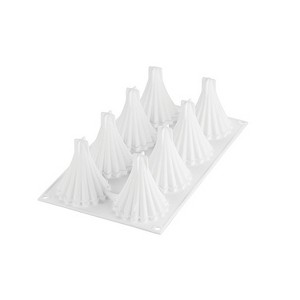 Silikomart Astro 95 Silicone Mold with 8 Cavities, Each 2.63 Inch Diameter x 3.12 Inch High - 1 of 3