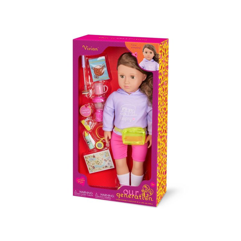 Our Generation Vivian 18&#39;&#39; Camping Doll &#38; Accessories Set, 6 of 7