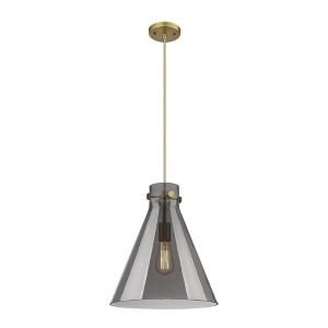 Newton Cone - 1 Light Pendant In Industrial Style-16.5 Inches Tall and 14 Inches Wide - 1 of 1