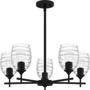 Quoizel Lighting Lucy 5 - Light Chandelier in  Matte Black - 1 of 1