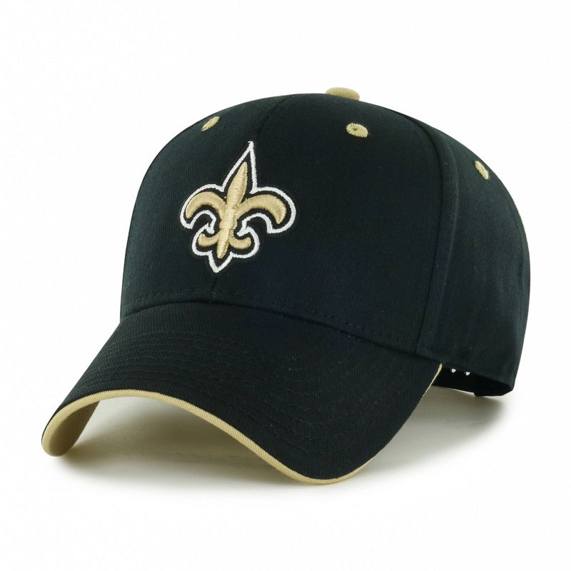 NFL New Orleans Saints Boys&#39; Moneymaker Snap Hat, 1 of 3