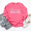 Simply Sage Market Women's Always Freezing Long Sleeve Garment Dyed Tee - 3 of 4