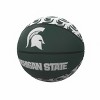 NCAA Michigan State Spartans Repeating Logo Mini-Size Rubber Sport Basketball - 2 of 2