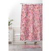 Ninola Design Knitting Texture Christmas Shower Curtain Red - Deny Designs - image 3 of 3