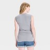 Short Sleeve Ruched Side Knit Maternity T-Shirt - Isabel Maternity by Ingrid & Isabel™ - 2 of 3