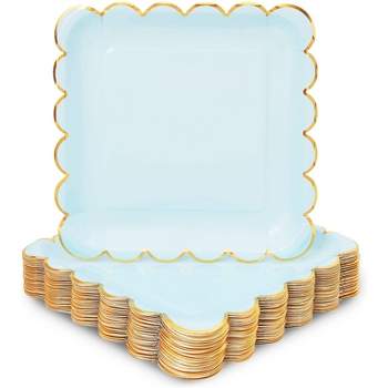 Smarty Had A Party 4.5 Clear Square Plastic Pastry Plates (240 Plates)