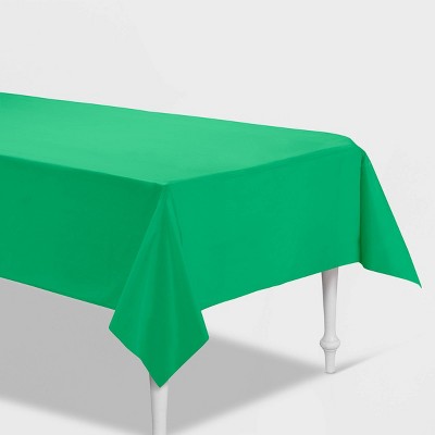 2ct 54" x 108" Reusable Table Cover Green - Spritz™