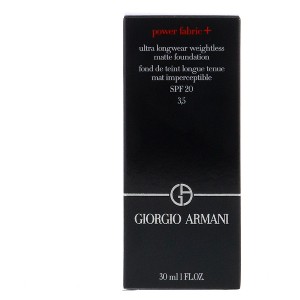 Giorgio Armani Power Fabric+ Ultra Longwear Weightless Matte Foundation SPF20, #3.5, 1 oz - 1 of 4