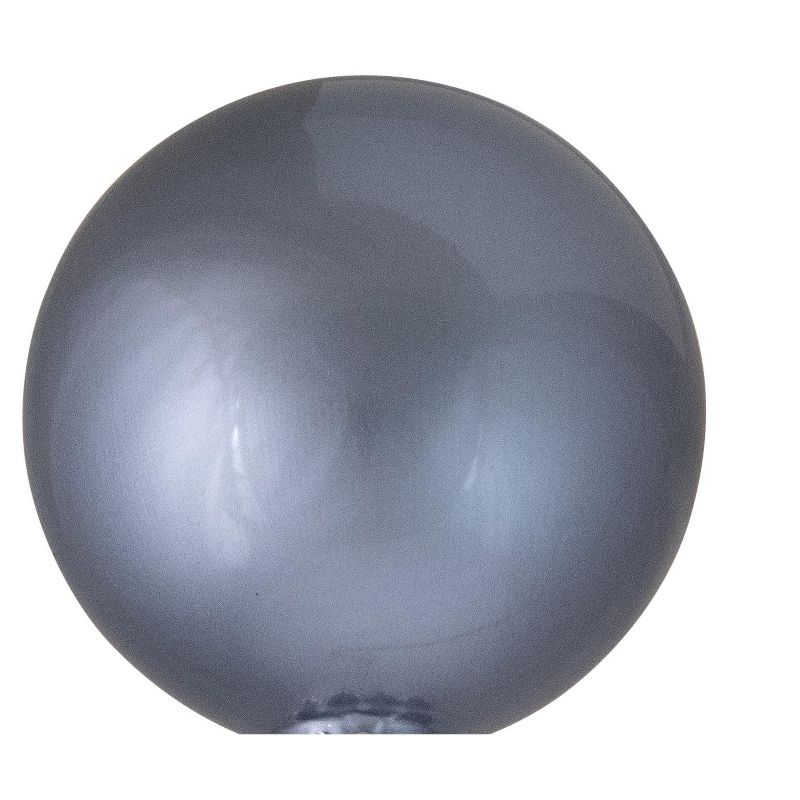 Northlight Matte Finish Glass Christmas Ball Ornaments - 3.25" (80mm) - Blue - 8ct, 3 of 4