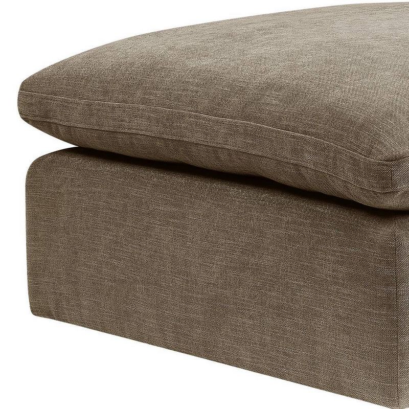 37&#34; Naveen Ottomans and Benches Khaki Linen - Acme Furniture, 2 of 8