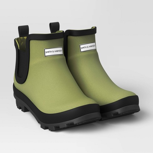 Short Rain Boots - Size 7 - Green - Smith & Hawken™ - image 1 of 4