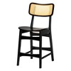 Baxton Studio Tafari Mid-Century Modern Wood and Rattan Pub Set - 3 of 4