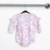 Grayson Threads - Infant Multicolor Tie-Dye Dreams Long Sleeve Ruffle Sweatshirt Onesie - 3 of 4