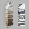 Sorbus Wall Mounted Towel Rack - Hangs Rolled Bath Towels - Metal Hanging Towel Holder - Free up Bathroom Space - 4 of 4