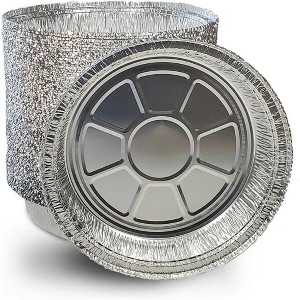 Ruthy’s Outlet Round aluminum foil pans Disposable Tray Containers for Storing, Baking, Meal Prep & Reheating | Freezer & Oven Safe, Recyclable - 1 of 2