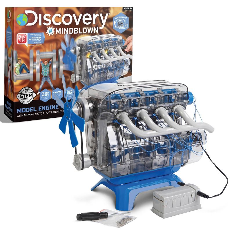 Discovery #Mindblown Model Engine STEM Science Kit, 1 of 12