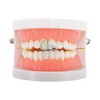 Unique Bargains Hip Hop Double Teeth Hollowout Fake Grills 1 Pc - 2 of 4