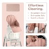 KUB Baby High Chair, 3 in 1 Foldable High Chair with 7 Height & 4 Recline Adjustable, Removable Tray & Seat - 3 of 4